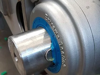 Greasing a bearing unit